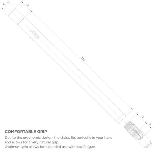 Miniatura 2 de elago Bolígrafos de aluminio de alta calidad para todas las tabletas/teléfonos celulares con pantalla táctil, punta reemplazable, punta adicional