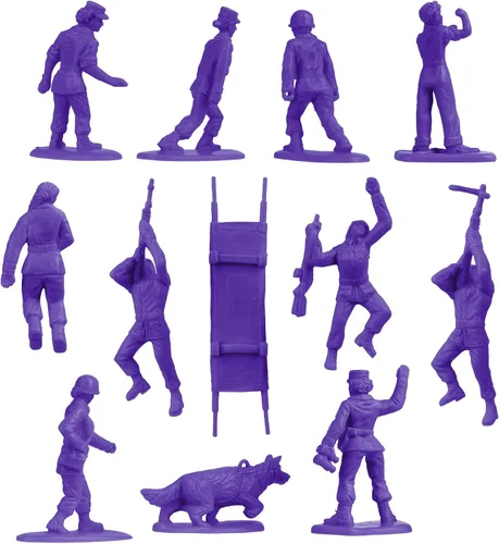 Miniatura 7 de BMC - Figuras de plástico para mujer, 36 unidades, color morado, fabricadas en Estados Unidos