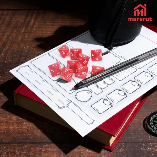 Miniatura 4 de Juego de 10 dados de 8 caras, D8 surtidos poliédricos con números para juegos de mesa DND RPG MTG, actividades en el aula, fiesta, mesa