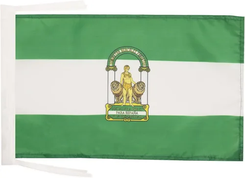 Miniatura 1305 de Bandera de México AZ FLAG, 45.7 x 30.5 cm, con cordones - Pequeñas banderas mexicanas de 30 x 45 cm - Bandera de 45.7 x 30.5 cm