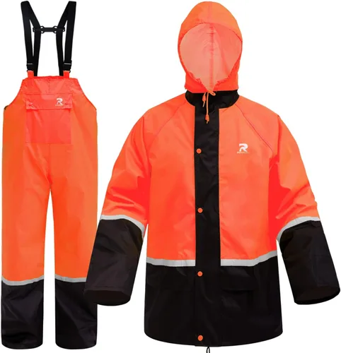 Miniatura 15 de RainRider Trajes impermeables y transpirables para hombres - Abrigo de lluvia Oxford duradero con pantalones