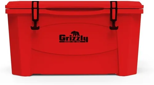 Grizzly Coolers Refrigerador de 6 cuartos Rojo