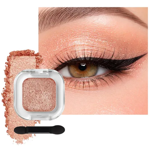 Miniatura 11 de Sombra de ojos mate individual, Sombra de ojos blanco hueso, Polvo ligero ultrafino, Sombra de ojos con base de imprimación iluminadora, Alto