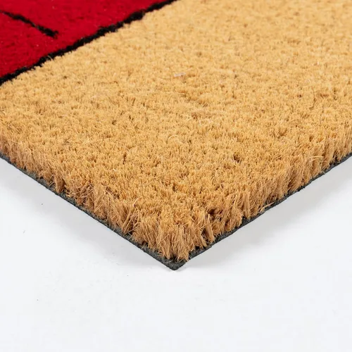 Miniatura 9 de Gertmenian Peanuts Snoopy Coir Felpudo – Tapete de bienvenida de 2 x 3 (paquete de 2), ideal para zonas de alto tráfico en la puerta delantera