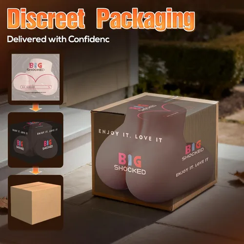 Miniatura 6 de BIG SHOCKED Muñeca Sexual Juguetes Sexuales Masculinos, Muñecas Sexuales Realistas de Triple Capa Masturbador de Coño de Bolsillo de 6 Libras