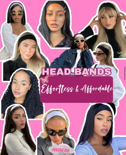Miniatura 4 de Diademas elásticas antideslizantes de tela suave para mujer, paquete de 16 unidades, para yoga, correr, accesorios deportivos para el cabello