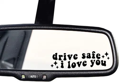 Miniatura 31 de 2 calcomanías de vinilo con el texto “Hello Gorgeous” para espejo retrovisor, amor propio, cuidado personal, para la ventana del auto y laptop
