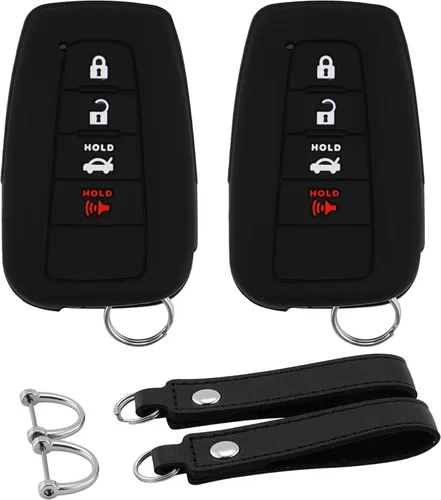 Miniatura 29 de Funda de Silicona para Llavero Compatible con Chevy GMC 5 Botones 2023 2022-2019 Chevy Silverado Tahoe Suburban GMC Sierra Acadia Terrain Protector