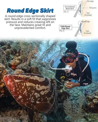 Miniatura 5 de TUSA M-1011 Ino Máscara de Buceo