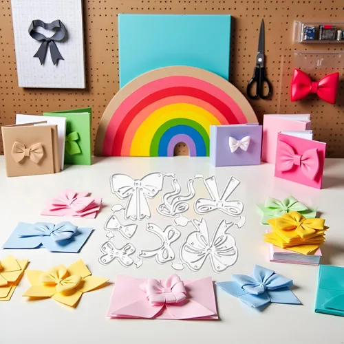 Miniatura 6 de Troqueles de corte de arco para hacer tarjetas, plantillas de corte para álbumes de recortes, álbum de fotos, troqueles de papel decorativo