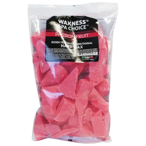 Miniatura 3 de Waxness Spa Choice - Cera dura multidireccional sin colofonia, maracuyá, 2.2 libras (2.2 lbs, 2 unidades)