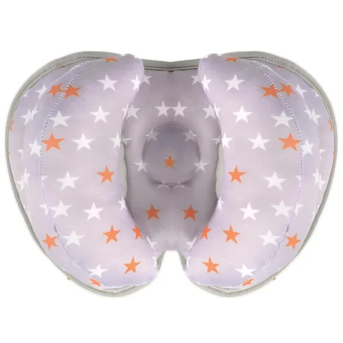 Miniatura 9 de KAKIBLIN Almohada de cabeza para bebé, almohada de cuello de plátano 2 en 1 para bebé, almohadas de cuello para bebés para la silla de paseo, Rosa