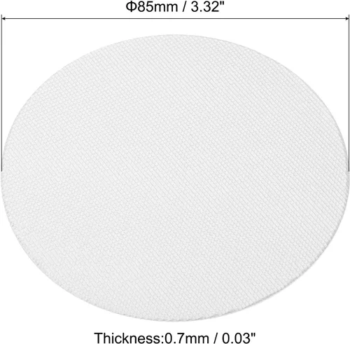 Miniatura 2 de PATIKIL Revestimiento de tapa de papel de aluminio de 3.32 pulgadas, 150 piezas resistentes a la inducción de manipulaciones selladoras térmicas