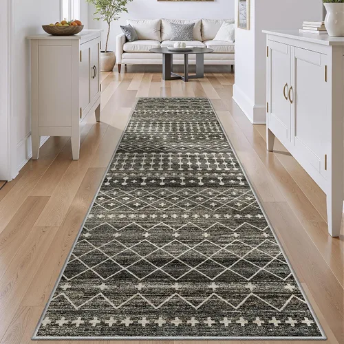 Miniatura 47 de Miukiki Alfombra marroquí lavable de 2 x 3 pies para sala de estar, antideslizante, plegable, grande y suave, para comedor y dormitorio