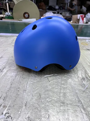 Miniatura 7 de Casco ajustable para niños con rodilleras, coderas y muñequeras - Cascos de bicicleta para niños pequeños de 3-5, 5-8, 8-14 años - Perfecto para Azul