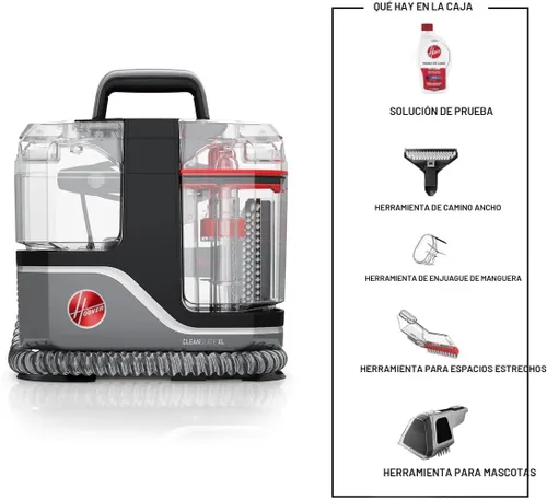 Miniatura 7 de Hoover CleanSlate XL Máquina Limpiadora de Manchas para Limpieza Profunda de Alfombras + Tapicería con Herramientas Especializadas, Removedor