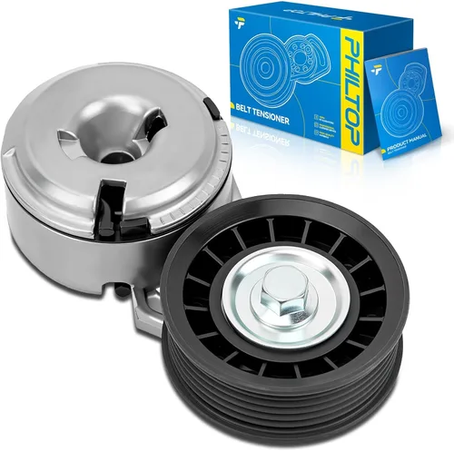 Miniatura 86 de PHILTOP Conjunto de tensor de correa con polea para BMW 325i, X3, X5, Z4, 325Ci, 330Ci, 530i, 525i, 325xi, 330i, 330xi, correa dentada OE #