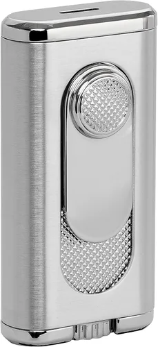 Miniatura 10 de Xikar Verano - Encendedor plano de llama, caja de regalo, elegante construcción de metal, color negro
