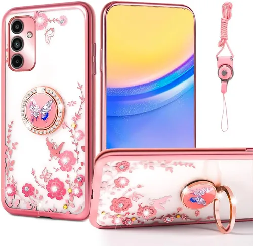 Miniatura 32 de nancheng Funda protectora a prueba de golpes para Gabb Phone 4 Pro/Samsung Galaxy A15 5G para niñas y mujeres, linda cubierta de TPU suave