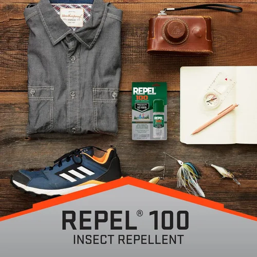 Miniatura 4 de Repel 100 Repelente de Insectos, 1 Onza, Con DEET, Protección de 10 Horas Repelente de Insectos de Larga Duración Spray de Bomba de Viaje Repele