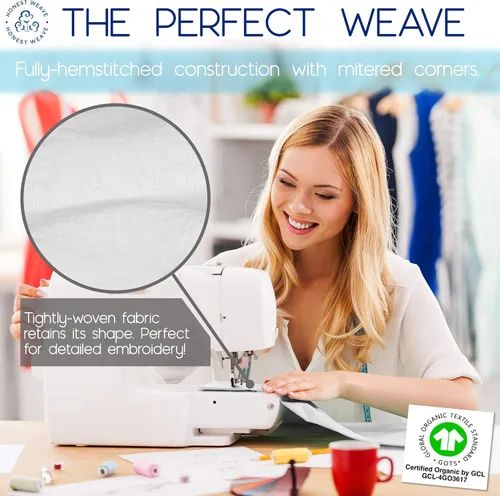 Miniatura 9 de HONEST WEAVE GOTS Certificado - Juegos de toallas de mano y para platos de cocina de algodón flour sack 100% orgánico, extra grandes de 27x27