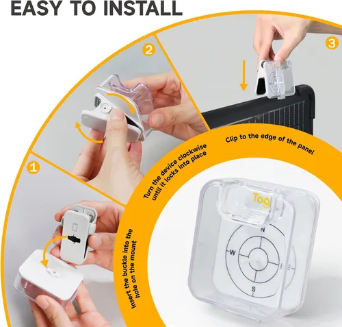 Miniatura 5 de Togo POWER Guía de ángulo solar para panel solar portátil, herramienta de seguimiento solar Encuentra el ángulo ideal para maximizar la ingesta