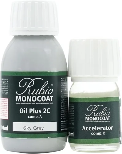 Miniatura 213 de Rubio Monocoat Tinte y acabado para madera de 650 pies cuadrados - Niebla Oil Plus 2C Aceite de linaza de secado rápido, ecológico