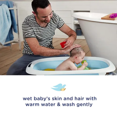 Miniatura 6 de Baby Dove Gel de baño, humedad rica, paquete de 3 – Lavado hipoalergénico para pieles sensibles, aroma delicado, 13 onzas Ea