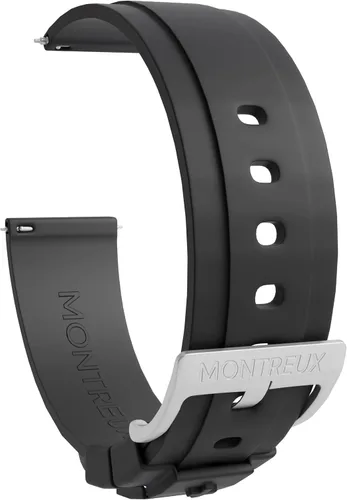 MONTREUX Correa de reloj de goma FKM de lujo de 0.787 in con liberación rápida para Rolex, Omega, TAG Heuer, Seiko y más