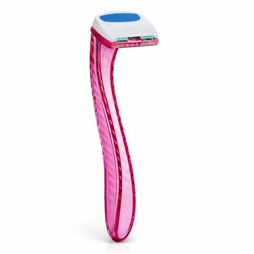Miniatura 8 de Paquete de 2 maquinillas de afeitar de bikini – Total 6 piezas – Afeitadoras desechables reutilizables para el área del bikini de mujer – Ideal