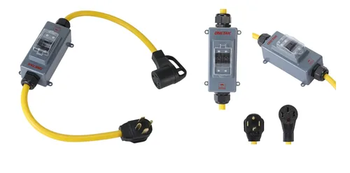 Miniatura 5 de ONETAK NEMA - Adaptador de cable de alimentación 14-30P a 14-50R, enchufe de 4 clavijas de 30 amperios a receptáculo hembra de 4 clavijas de 50