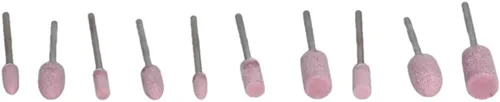 Miniatura 3 de Auniwaig 100 piezas de accesorios de molienda eléctrica de cabeza subulada de piedra abrasiva, brocas de molienda de piedra montadas en abrasivos