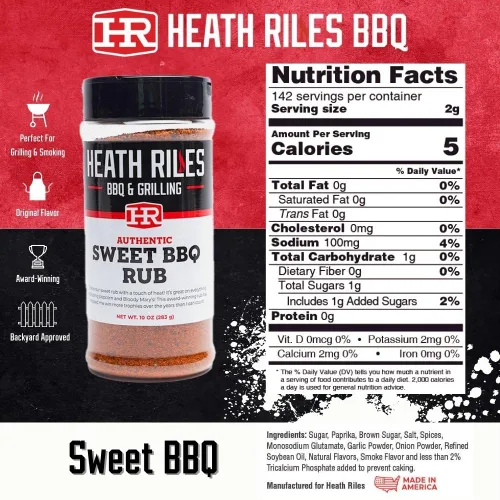 Miniatura 7 de Heath Riles - Paquete de condimentos Sweet BBQ, Honey Rub y Pecan Rub