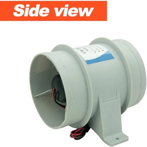 Miniatura 6 de Soplador en línea, ventilador de sentina 12 V 4 A, ventilador de sentina marina para barco ventilador fresco ventilación marina