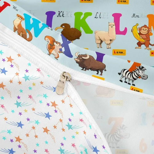 Miniatura 6 de Capybaras - Juego de funda de edredón tamaño individual, juego de ropa de cama para niños y niñas, diseño de zoológico de dibujos animados, juego