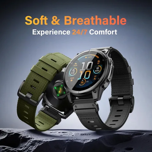 Miniatura 2 de Compatible con Garmin Fenix 6 Correa de reloj para Fenix 8 47mm/8 Pro 47mm/Fenix 7/Fenix 6 Pro/5/5 plus, 22 mm Quickfit Nylon Sport Correa de reloj
