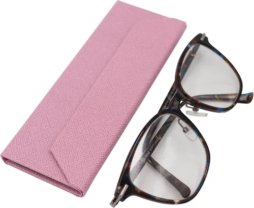 Miniatura 208 de Real Sic Funda para lentes de sol para hombres y mujeres, soporte magnético plegable para lentes de sol, inspirado en el color sólido