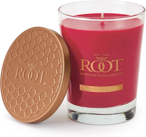 Miniatura 38 de Root Candles Velas perfumadas de cera de abeja Veriglass Premium, hechas a mano, mezcla de cera de abeja en panal, tamaño grande, vainilla francesa