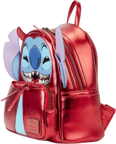 Miniatura 2 de Loungefly Disney Stitch Devil Mini mochila, Lilo and Stitch Halloween Fashion Bag, Multi, Mini mochila