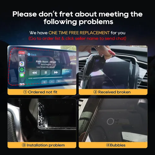 Miniatura 7 de LFOTPP Protector de pantalla para pantalla táctil Lucid Air 2022 2023 2024 2025 de plástico Lucid Air 2022-2025