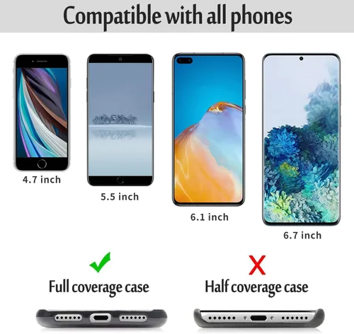 Miniatura 5 de Novela correa de teléfono tejida para teléfono celular con correa correa de teléfono cruzada/cuello cordón ajustable parche para teléfono móvil Negro