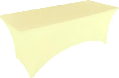 Miniatura 6 de Mantel de mesa de elastano elástico para mesa plegable rectangular de 5.9 ft, color verde cazador