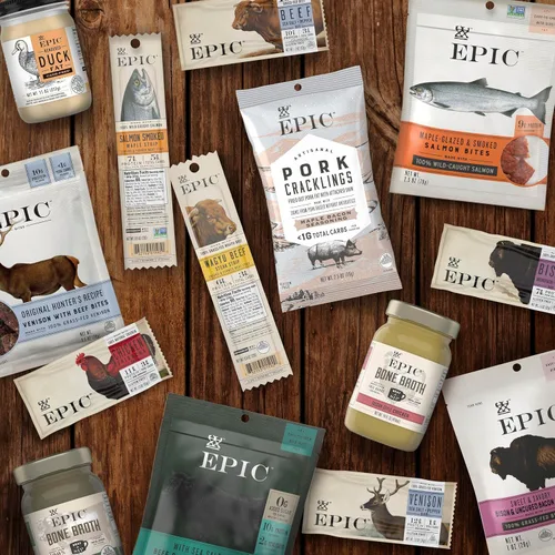 Miniatura 8 de EPIC Wagyu - Tiras de carne de res, alimentados con pasto y bocadillos aptos para paleo, 20 unidades, 16 onzas