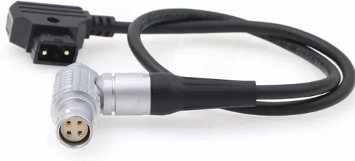 Miniatura 4 de Cable de alimentación para cámara RED Ranger/V-Raptor XL, batería V-Mount D-tap a ángulo recto 4 pines, 19.7 in