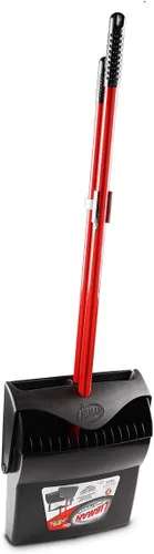 Miniatura 5 de Libman Commercial 919 - Juego de recogedor y escoba para vestíbulo (tapa abierta), 41 pulgadas de largo, 12 pulgadas de ancho, negro/rojo