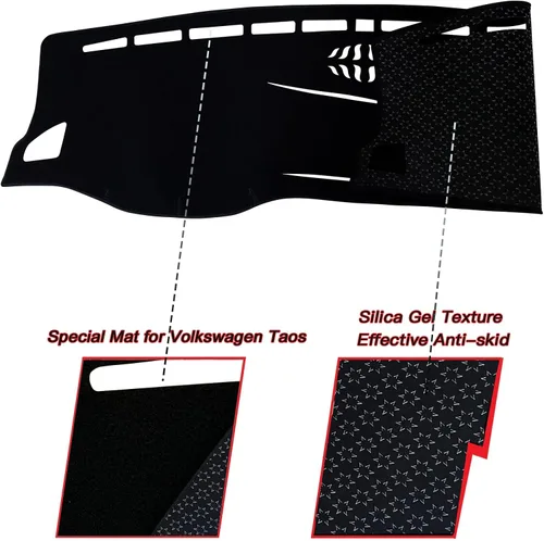Miniatura 2 de Cubierta de tapete para salpicadero, consola central interior personalizada compatible con Volkswagen Taos SUV S SE SEL 2022 2023, accesorios