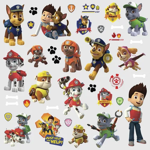 Miniatura 2 de RoomMates RMK2640SCS Paw Patrol - Calcomanías de pared para despegar y pegar (10 x 18 pulgadas)