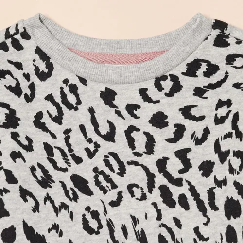 Miniatura 4 de Tienda Essentials Sudaderas de forro polar con cuello redondo para niñas y niños pequeños, paquete de 2