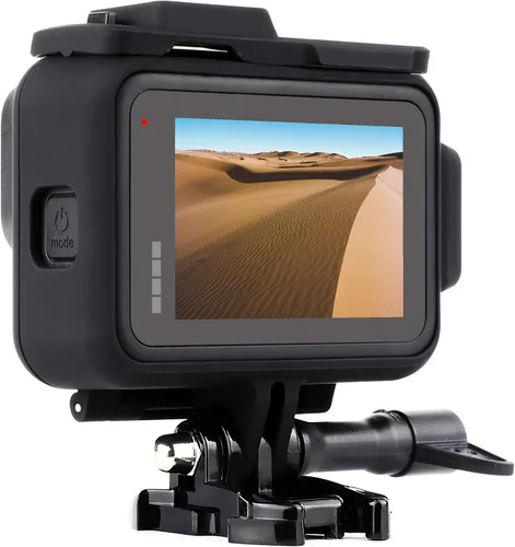 Miniatura 2 de GEPULY Carcasa protectora de montaje en marco para GoPro Hero 9 10 11 12 13 negro, ranura doble incorporada para zapata fría, funda para jaula