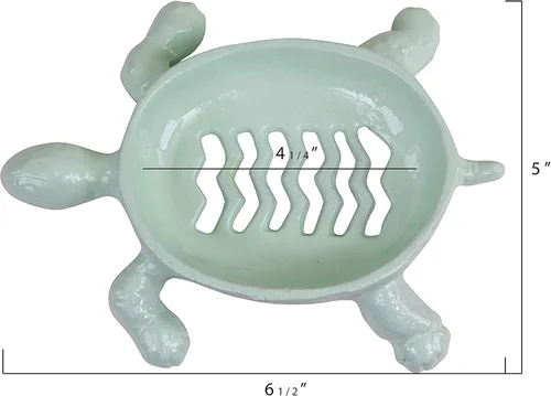 Miniatura 2 de Jabonera de tortuga de hierro fundido